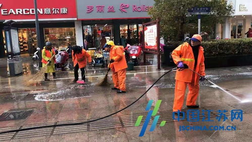 响水城管强化市容卫生整治，全力护航城乡春节环境